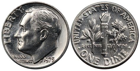 Please help me identify the errors on this coin. . 1974 d dime error value